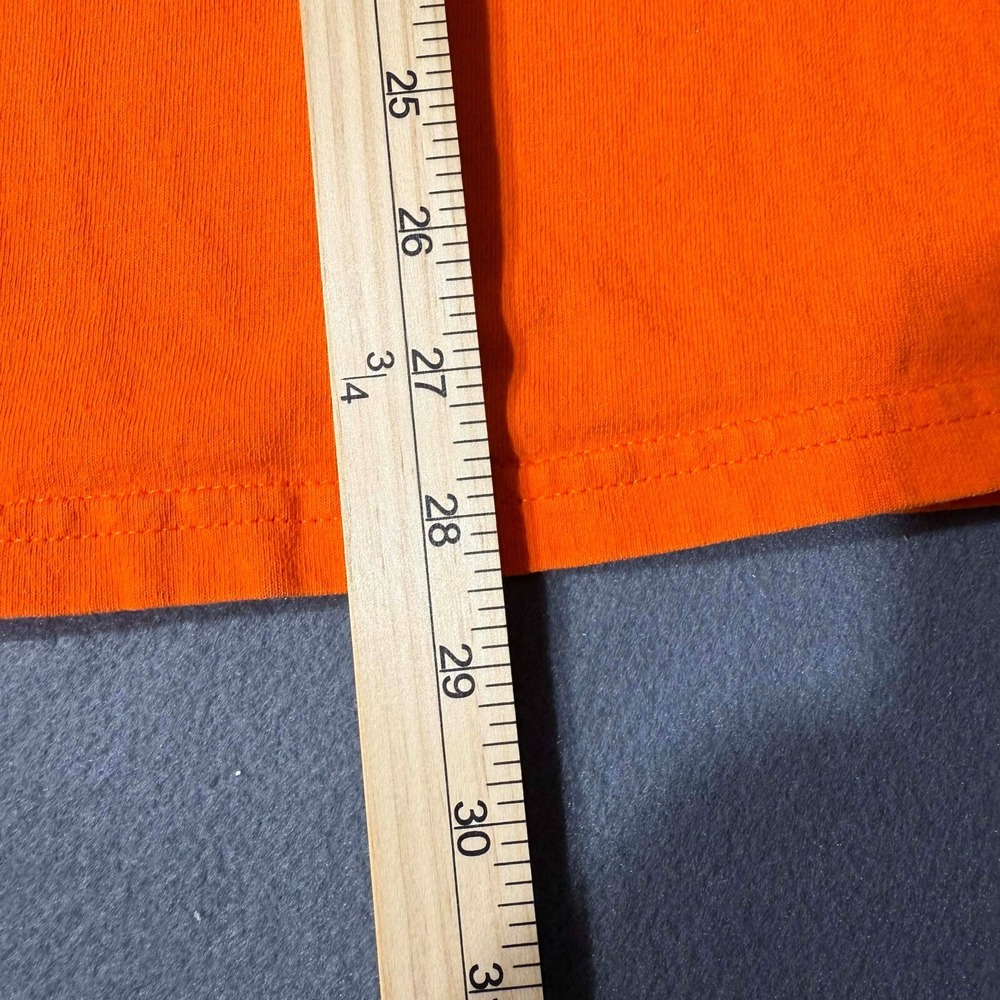 Gildan Keystone Colorado TShirt Mens XL Orange Long Sleeve Elevation 11,640 - Picture 8 of 10